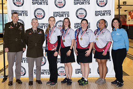 The 2024 Armed Forces Men’s and Women’s Bowling Championship was held at Fort Meade April 26 -28. (DoD photos by EJ Hersom)